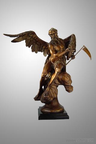 bronze statues