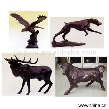 Chinese Bronze Antique Statue