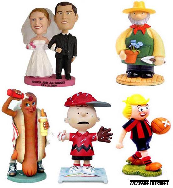 Polyresin Bobble Head Figurine