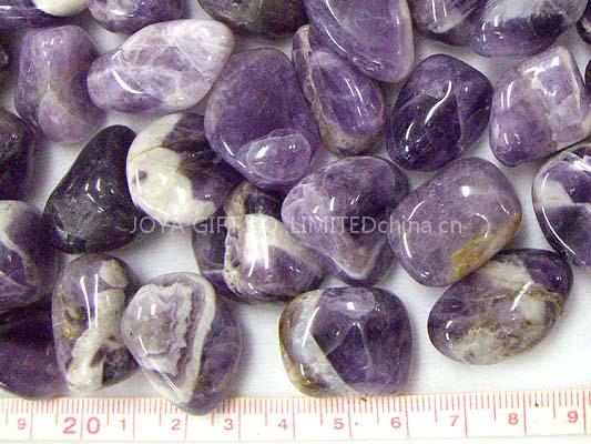 Amethyst tumble stone