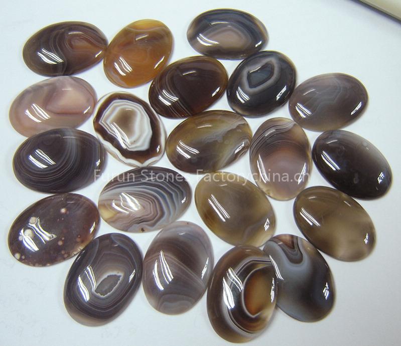 botswana agate oval cabs