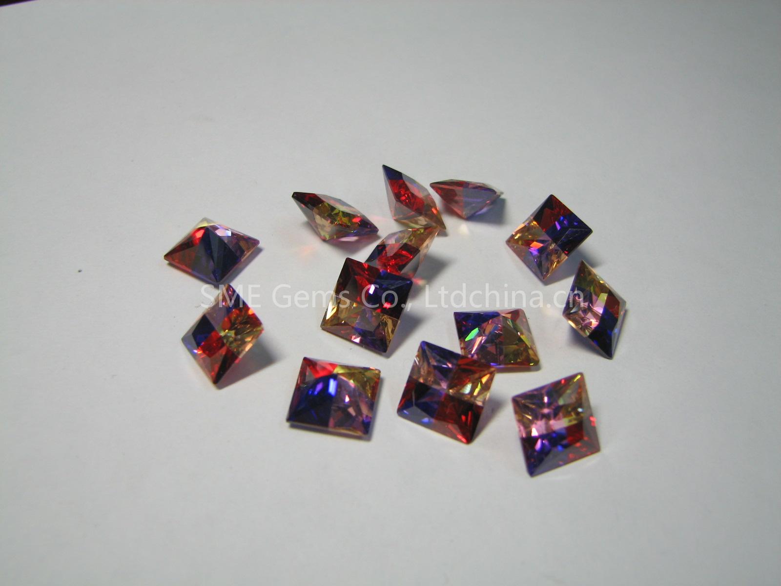 colorful CZ gems