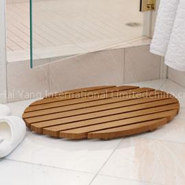bamboo bath mat