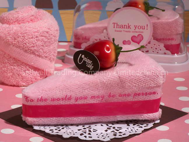 "Sweet Treats" Collection Strawberry Cheesecake Towel Favors