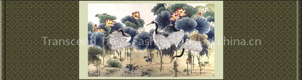 Silk Crafts, Woven Crafts, Silk Posters, Painting