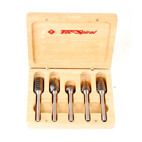 5pc Rapid Rotary Burr Set w/ Chipbreaker