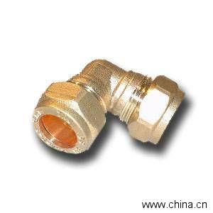 Brass 90 Deg Elbow Compression Fitting