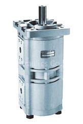 double hydraulic gear pump