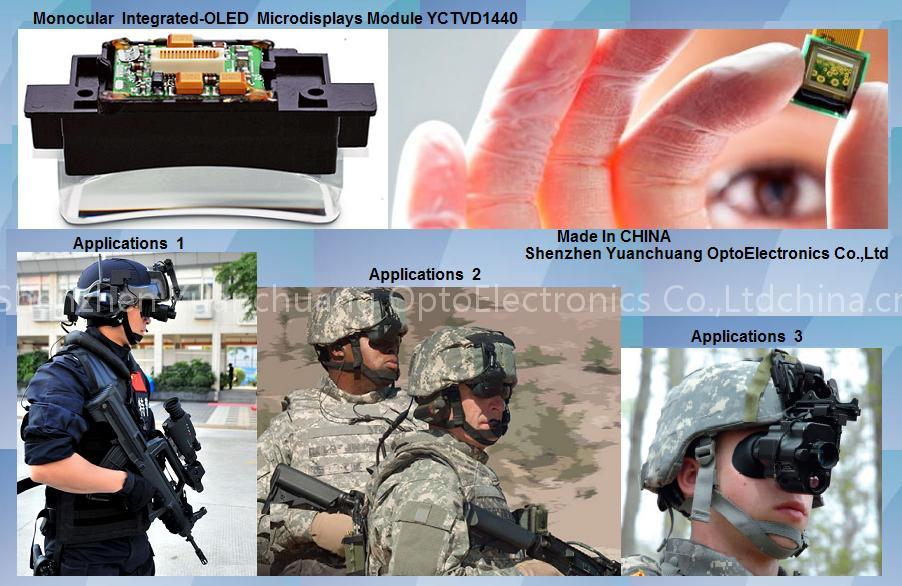 Monocular Integrated OLED Microdisplays YCTVD1440