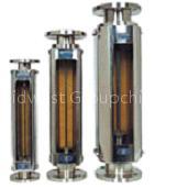 Glass rotor flowmeter