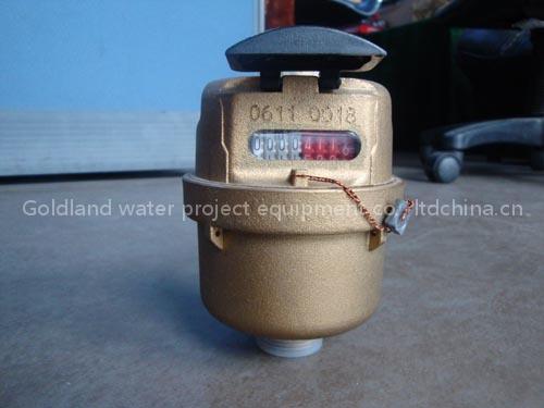 Volumetric water meter
