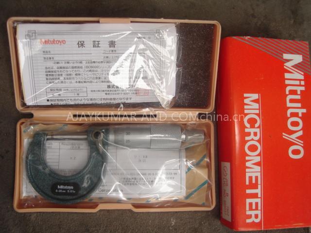 MITUTOYO VERNIER CALIPERS,MICROMETERS,GAUGES AND TESTING INSTRUMENTS