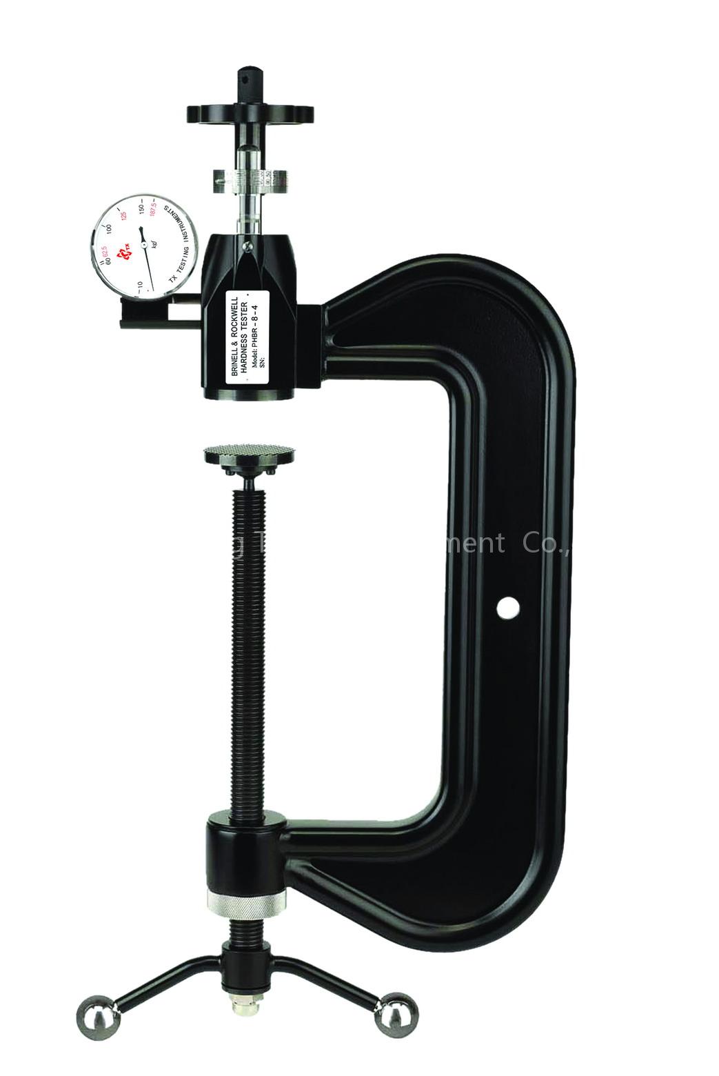 Large portable rockwell hardness tester