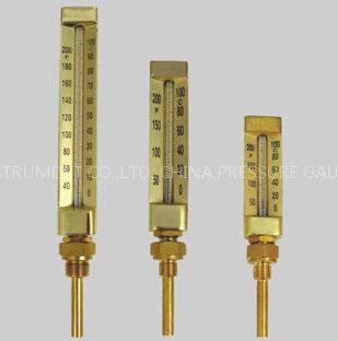 Glass tube thermometer