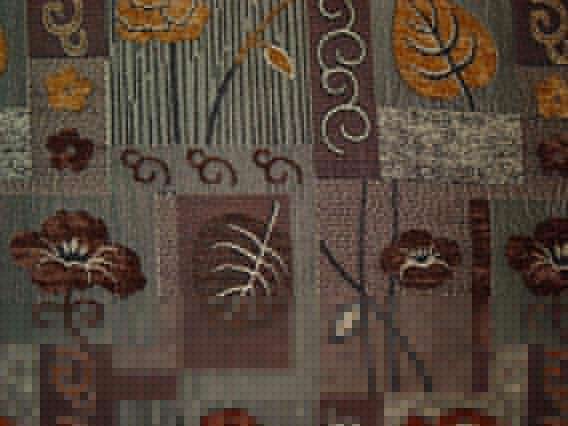 Acrylic Chenille Jacquard Fabric