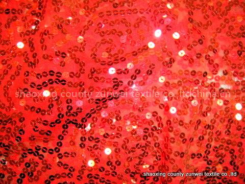 special sequin embroidered fabric