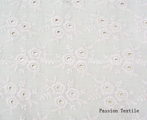 Cotton Embroidered Fabric(NM0999)