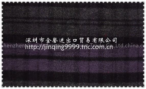 double-faced over coating(75209B254 - purple)wool fabric