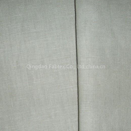linen cotton fabric, linen/cotton solid woven fabric