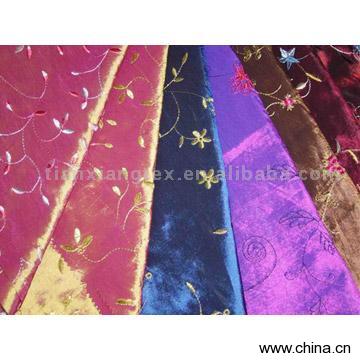 N/P Embroidered Fabrics