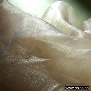 Printed Organza