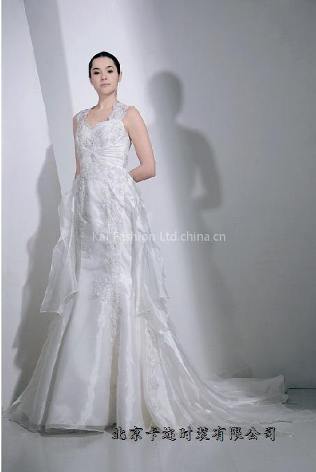 EB6006 Elegant organza bridal gowns wedding dresses