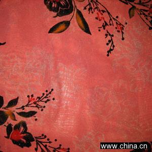 Chiffon Flocking with Foil