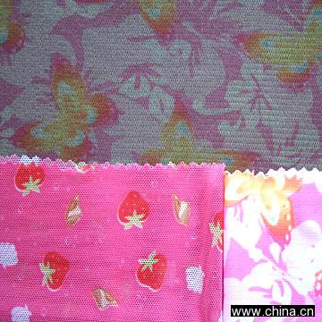 Printed Polyester Mesh Fabric