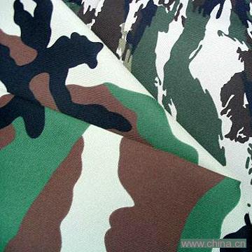 600D Polyester Fabric (PVC Camouflage Printed)