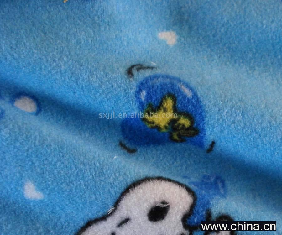 Printed Brushed Polar Fleece