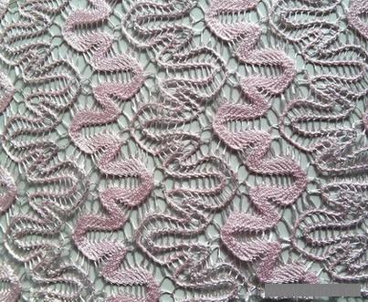 100% Polyester Knitted Fabric - Dragon Flower