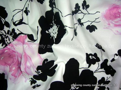 cotton poplin with printed