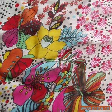 Printed Silk Habotai