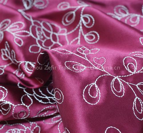 Printed Stretch Satin