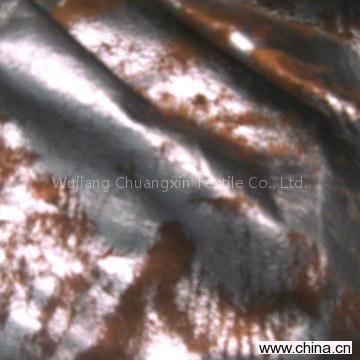 Printed and Golden (Bronzing, Silver) Suede