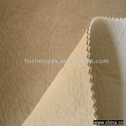 Suede Bonded with Tricot Fabric