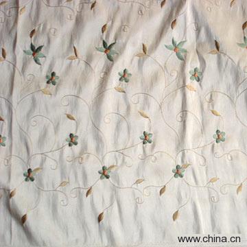Embroidered Taffeta