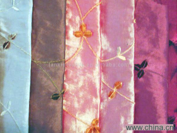 Embroidered Taffeta