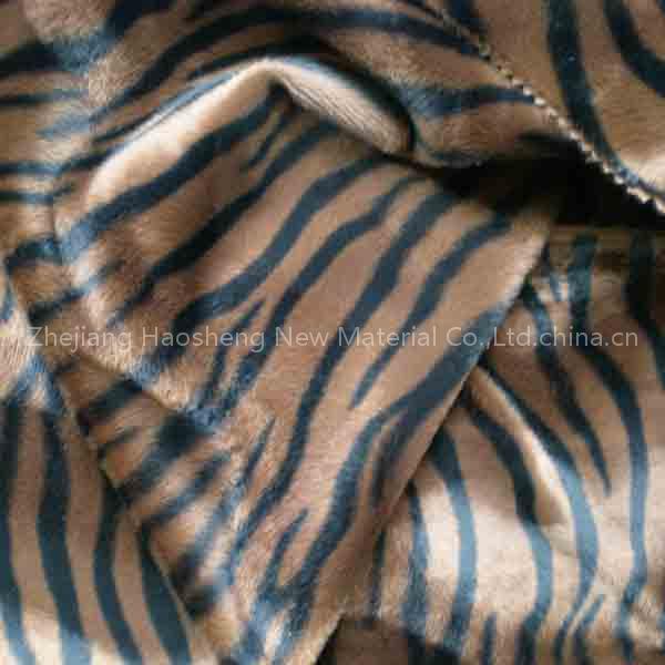 Printed Short Hair Velvet
