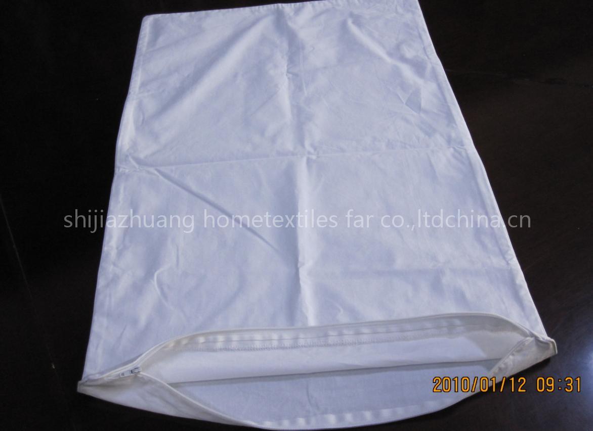 100% cotton 233T downproof pillow protector