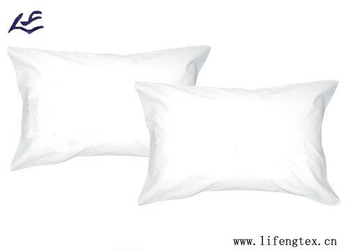 100% cotton white pillowcase