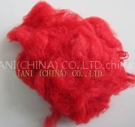 polyester staple fiber for red