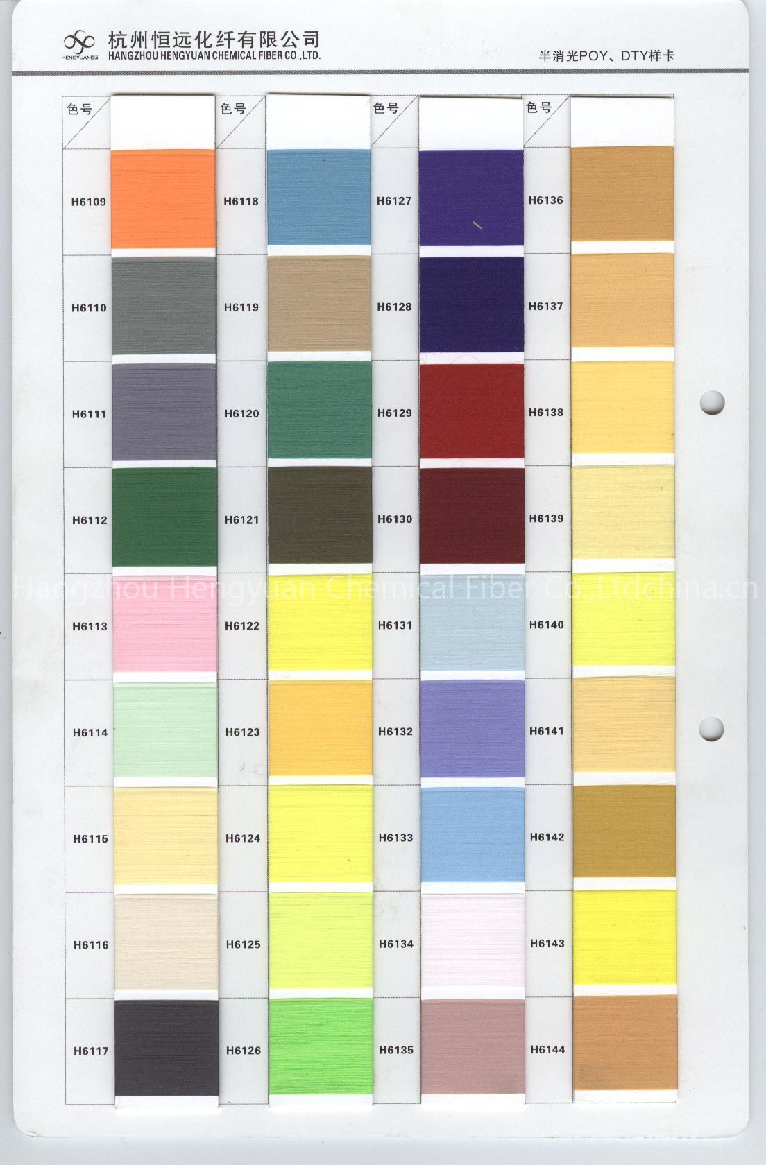 colored low elastic yarn (DTY)