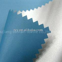 Anti-UV and waterproof polyester fabric