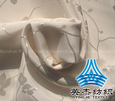 100%POLY 75D*150D Twist Satin with Jacquard