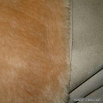 Fake Fur Bonded with Suede