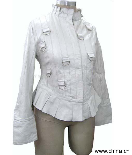 Ladies' Sexy Real Leather Tops