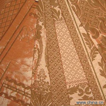 Flower Designed Curtain Fabric