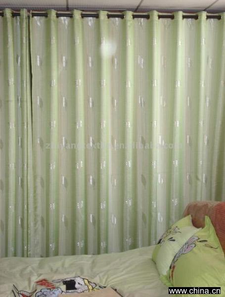 Window Curtain with Embroidery