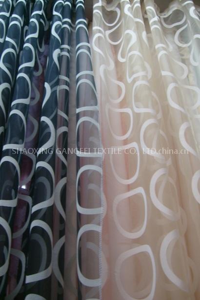flocking organza
